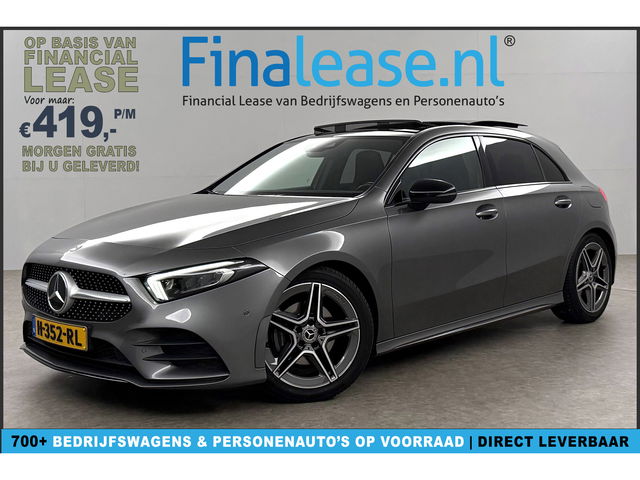 Mercedes-Benz A-Klasse - 180 AMG Pano Multibeam LED Sfeerverl. Virtual Burmester Memory Seat Camera Cruise Clima 18&quot;LMV Navi PDC 