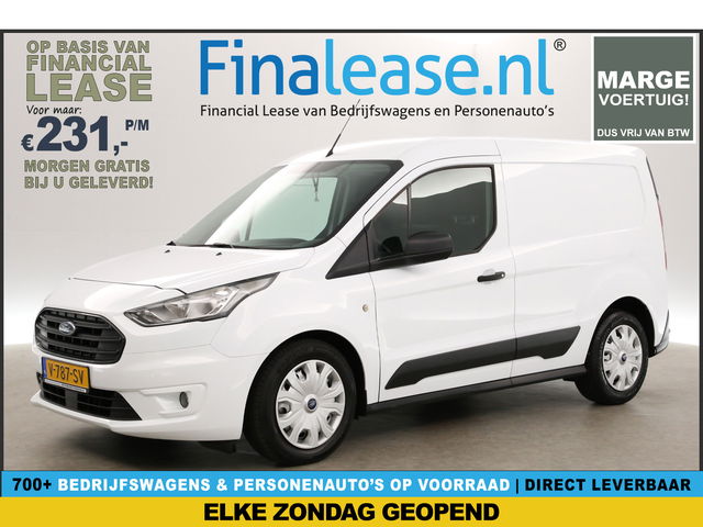 Ford Transit Connect - 1.5 EcoBlue L1H1 | MARGE! | Airco Cruise Parkeersensoren 3 Persoons Schuifdeur Elektrpakket 