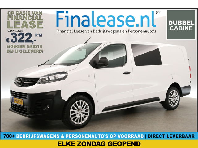 Opel Vivaro - 2.0 CDTI L3H1 | Dubbele Cabine | 6 Persoons | Airco Cruise Carplay Camera Trekhaak Navi PDC 