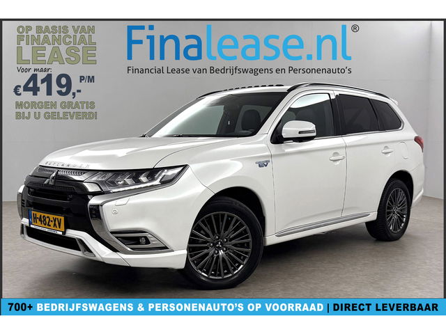 Mitsubishi Outlander - 2.4 PHEV S-Edition 210PK Pano Parelmoer 360 Camera LED Carplay Cruise Leder Clima PDC 18&quot;LMV 