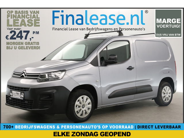 Citroën Berlingo - 1.6 BlueHDI L1H1 | MARGE! | Airco Cruise 3 Persoons Elektrpakket Schuifdeur Trekhaak 