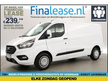 Ford Transit Custom - 300 2.0 TDCI L2H1 Airco Cruise Carplay Navigatie PDC 3 Persoons Elektrpakket Trekhaak 