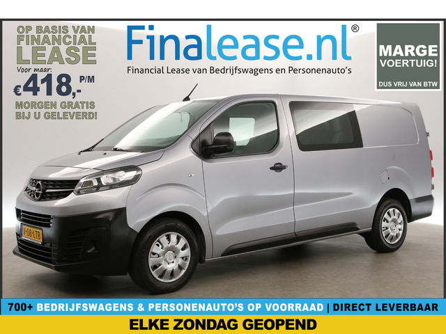 Opel Vivaro - 1.5 CDTI L3H1 | MARGE! | Dubbele Cabine | 5 Persoons | Airco Cruise Carplay PDC Elektrpakket 