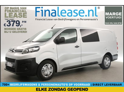 Citroën Jumpy - 2.0 BlueHDI L3H1 | MARGE! | Dubbele Cabine | 5 Persoons | Airco Carplay Cruise Navi PDC Trekhaak 