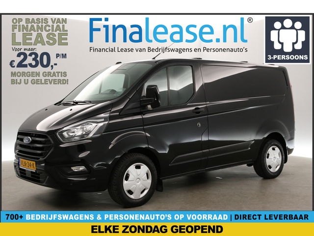 Ford Transit Custom - 320 2.0 TDCI L1H1 Airco Cruise Parkeersensoren 3 Persoons Elektrpakket Trekhaak 