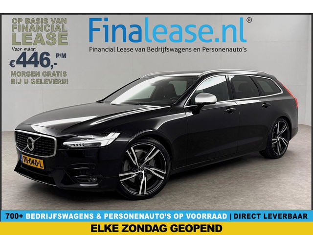 Volvo V90 - 2.0 T4 R-Design 190PK LED Harman/Kardon Trekhaak Camera Memory Carplay Leder Clima Navi 20&quot;LMV PDC 