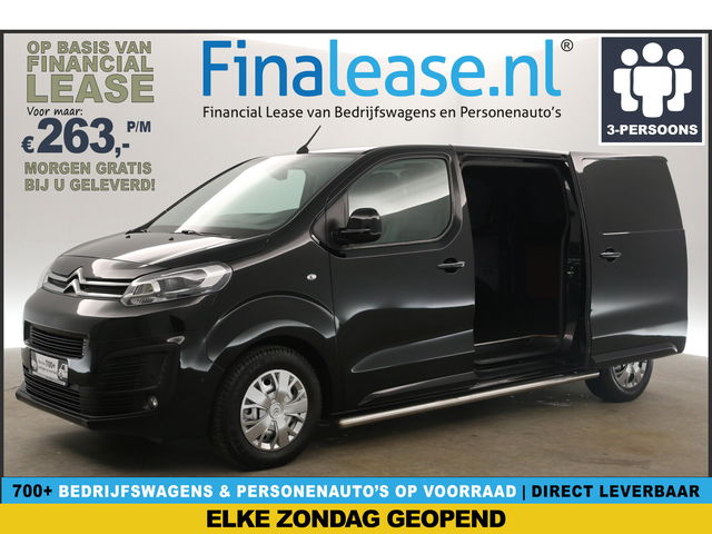 Citroën Jumpy - 2.0 BlueHDI L2H1 Airco 360Camera 2xSchuifdeur Cruise Carplay 3 Persoons PDC Elektrpakket Trekhaak 