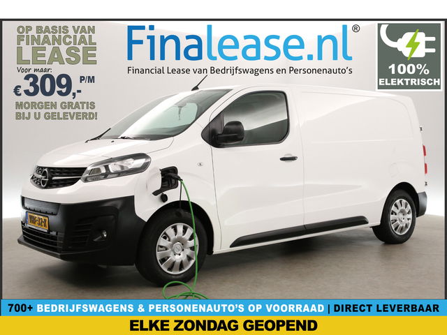 Opel Vivaro - L2H1 75 kWh Elektrisch Airco Cruise 360Camera Carplay 3 Persoons Navi PDC Elektrpakket 