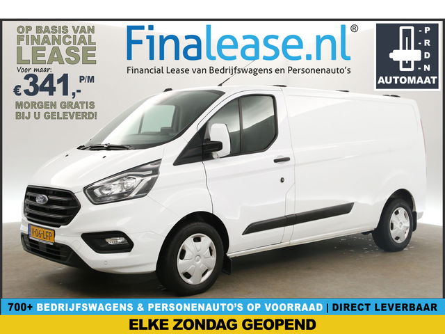 Ford Transit Custom - 300 2.0 TDCI L2H1 Automaat Airco Camera Cruise Carplay LED PDC 3 Persoons Trekhaak 