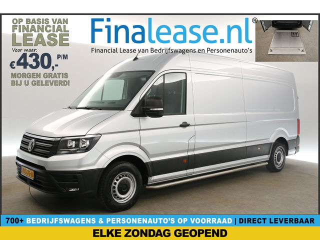 Volkswagen Crafter - 35 2.0 TDI L4H3 141PK DSG Automaat dHollandia Laadklep Airco Camera Carplay Cruise Navigatie PDC 3 Persoons Sidebars 