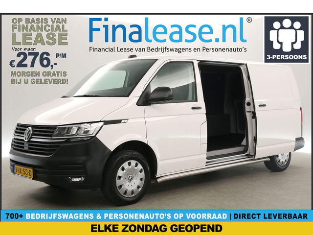 Volkswagen Transporter - 2.0 TDI L2H1 Airco Cruise Carplay 2xSchuifdeur Navigatie PDC 3 Persoons Elektrpakket 