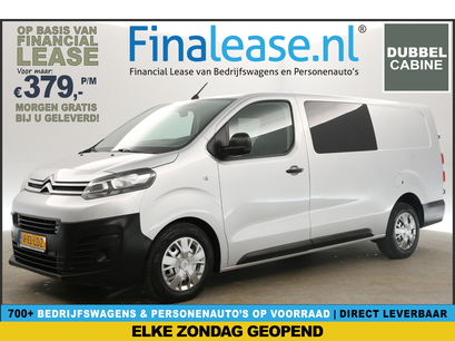 Citroën Jumpy - 2.0 BlueHDI L3H1 | MARGE! | Dubbele Cabine | 5 Persoons | Airco Cruise Carplay Trekhaak Navigatie PDC 