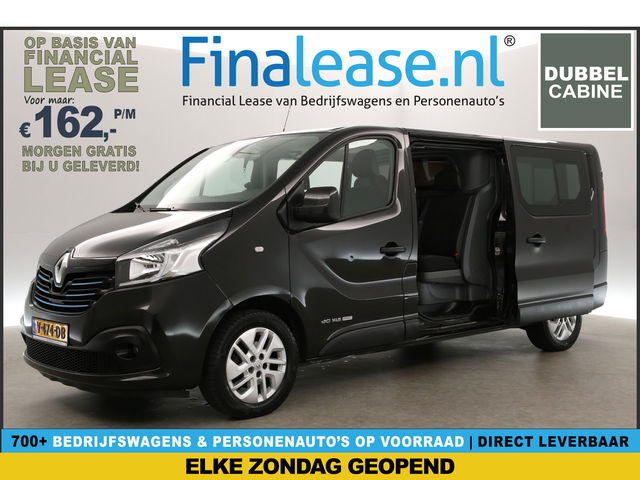 Renault Trafic - 1.6 dCi T29 L2H1 Dubbele Cabine Airco Cruise Camera Navi 5 Pers 2xSchuifdeur PDC 17&quot;LMV Trekhaak 