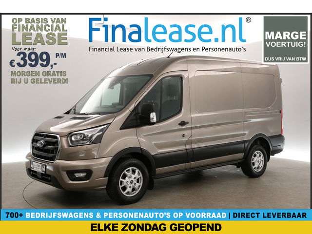 Ford Transit - 2.0 TDCI L2H2 | MARGE! | Automaat Airco Camera Cruise Carplay Navi LED PDC 3 Persoons 16&quot;LMV Trekhaak 