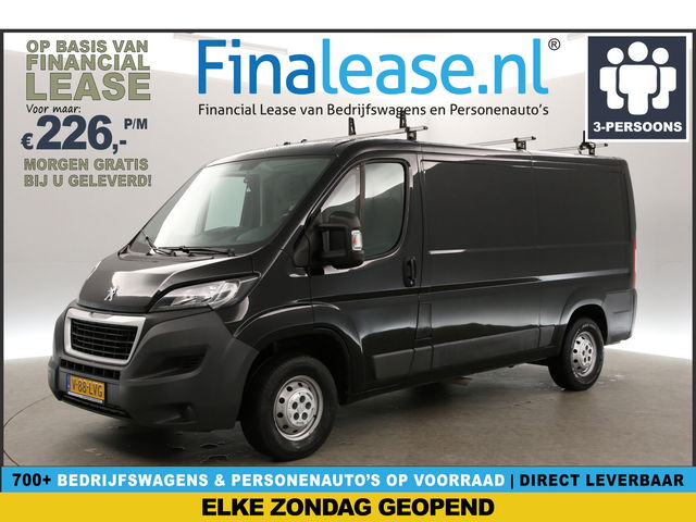 Peugeot Boxer - 2.0 HDI L2H1 Airco Cruise LED 3 Persoons Elektrpakket Trekhaak 