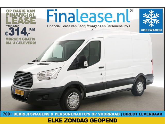 Ford Transit - 290 2.2 TDCI L2H2 | Koelwagen | NACHTKOELING! | Schappen | Airco Camera Cruise Koelauto LED 3 Persoons Koeling Trekhaak 
