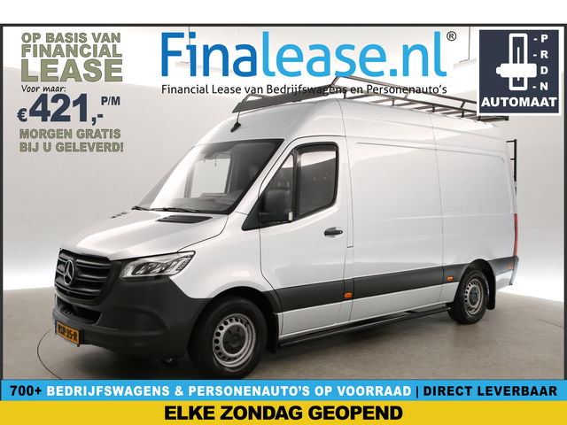 Mercedes-Benz Sprinter - 516 2.2 CDI L2H2 164PK Automaat Airco 360Camera Carplay Cruise Trekhaak PDC Imperiaal 3 Persoons 