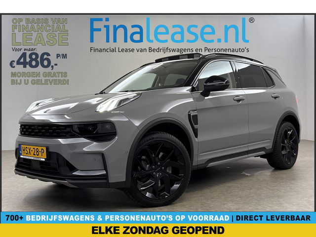 Lynk Co 01 - 1.5 | UNIEK Nardo Grey | 262PK Hybride 360Camera Pano ACC Sfeer LED Memory Carplay Clima Navi Virtual PDC 20&quot;LMV 