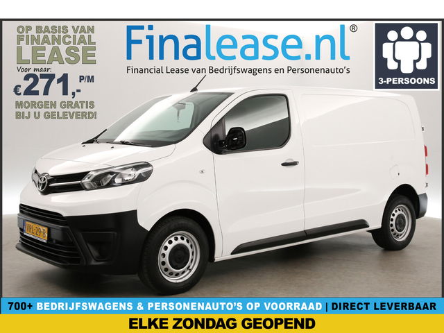 Toyota ProAce - 2.0 D-4D L2H1 145PK Airco Cruise Carplay 3 Persoons Parkeersensoren Elektrpakket 