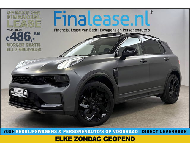 Lynk Co 01 - 1.5 | UNIEK Matte Grijs | 262PK Pano LED Sfeer 360Camera Memory ACC Virtual Carplay Clima Navi 20&quot;LMV 